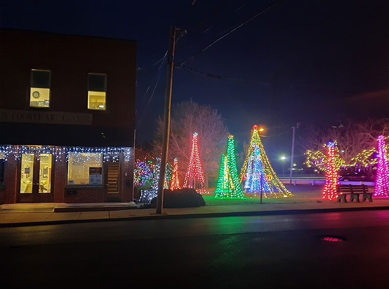 2021 Christmas Walk - AAHC Tree Lights