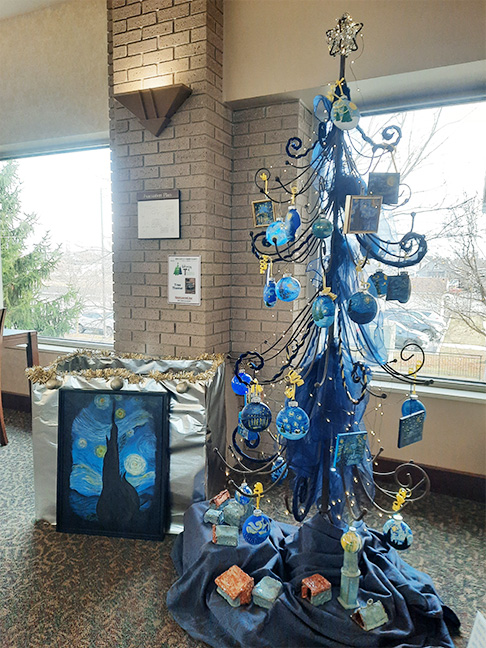 Library Van Gough tree "Starry, Starry Night"
