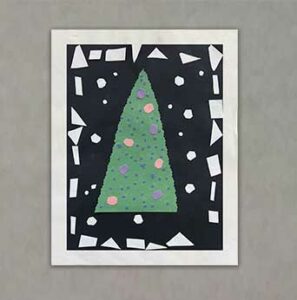 Aleah - Christmas Tree Op Art