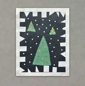 "Op Art Trees" by Eleanor