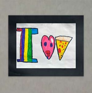 "I Love Pizza" by Jaxon