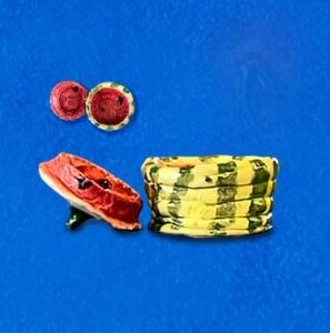 "Watermelon Coil Pot" by Korbyn