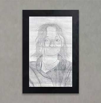 "Self-Portrait" Graphite Ally P.
