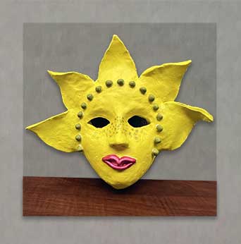 "Sunflower Mask" By Ona F.