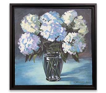 Steve Weidert "Hydrangeas" at Cafe Royal