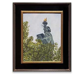 Steve Weidert "Statue of Liberty_ at Twin Lions