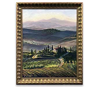 Steve Weidert "Tuscan Morning" at Twin Lions