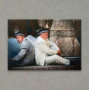 Photography Exhibit 2022 - Dave Burns - Waiting For Prayers In Uzbekistan