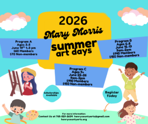 Mary Morris Summer Art Days - Program A